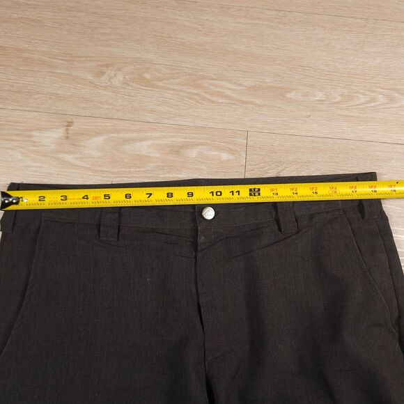 Bluffworks Chino Pants Mens 34x32(31) Gray Original Regular Fit Travel Work - Picture 9 of 16